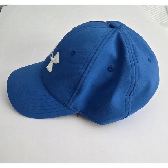 Under Armour Blue Baseball Cap Strapback Hat - Picture 3 of 7